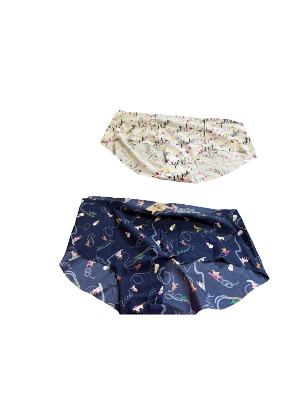 Victoria Secret NWT 2 Pairs Iof Womens Holiday Hipster Underwear! 2XL